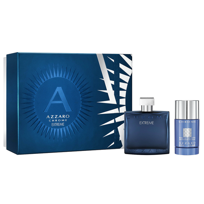 Azzaro Chrome Extreme by Azzaro 100ml EDP 2pc Gift Set — Perfume NZ