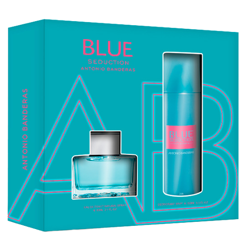 Blue Seduction by Antonio Banderas 80ml 2 Piece Gift Set