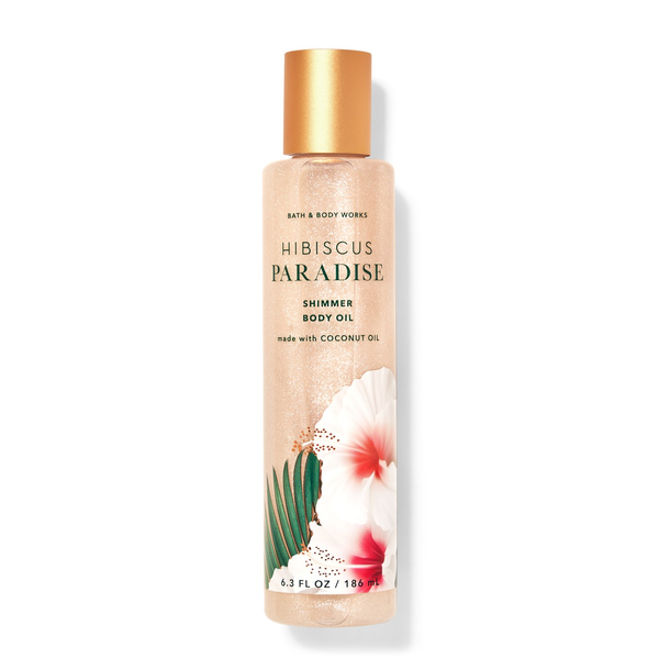 Hibiscus Paradise by Bath & Body Works 186ml Shimmer Body Oil