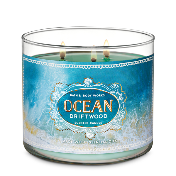 Ocean Driftwood by Bath & Body Works 3-Wick Scented Candle