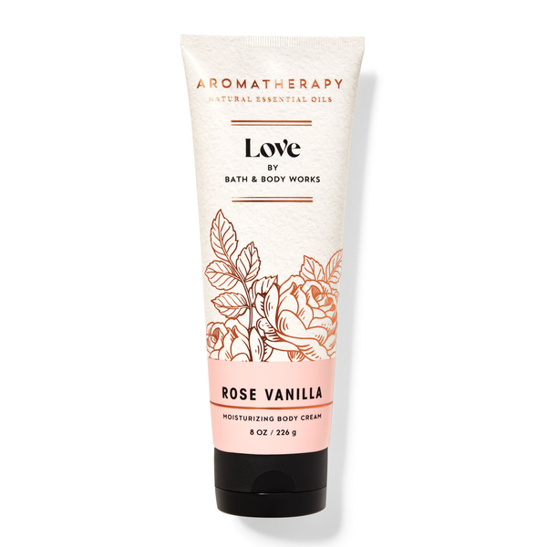 Rose Vanilla by Bath & Body Works 226g Body Cream Perfume NZ