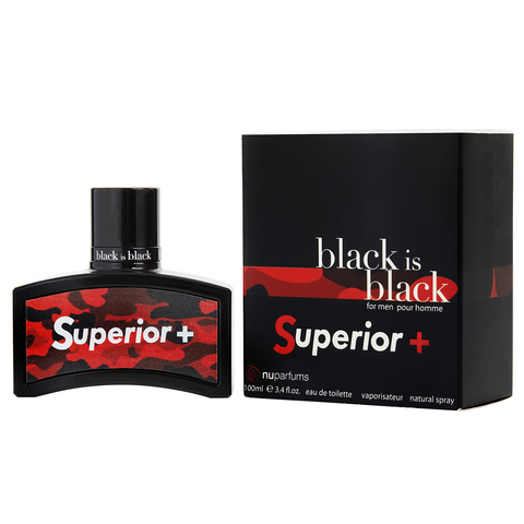 Black Is Black Superior by Nu Parfums 100ml EDT