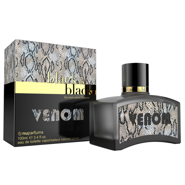 Black Is Black Venom by Nu Parfums 100ml EDT