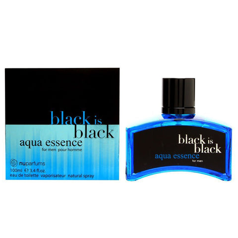 Black Is Black Aqua Essence by Nu Parfums 100ml EDT