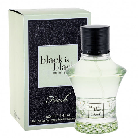 Black Is Black Fresh by Nu Parfums 100ml EDP