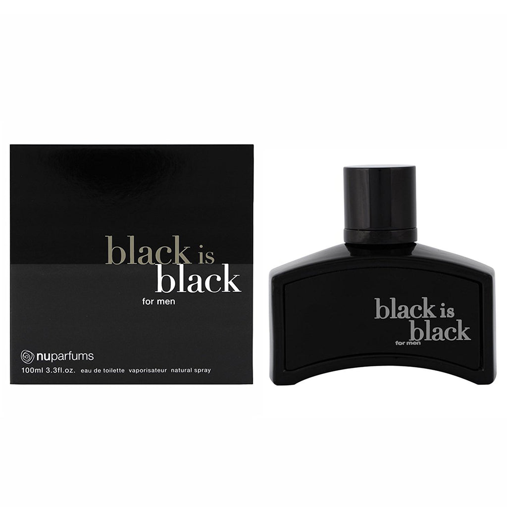 Black Is Black by Nu Parfums 100ml EDT for Men Perfume NZ