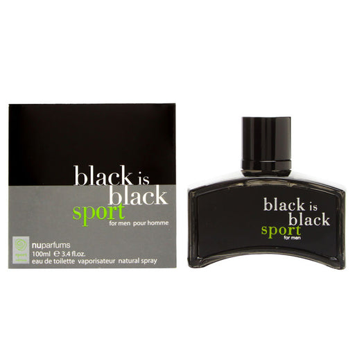 Black Is Black Sport by Nu Parfums 100ml EDT — Perfume NZ
