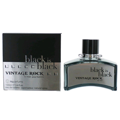 Black Is Black Vintage Rock by Nu Parfums 100ml EDT