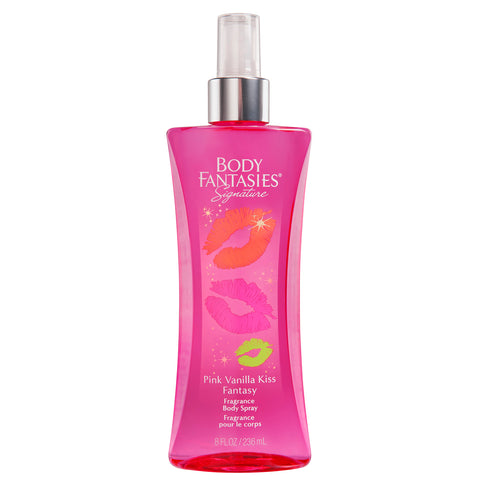 Body Fantasies Pink Vanilla Kiss Fantasy 236ml Fragrance Spray