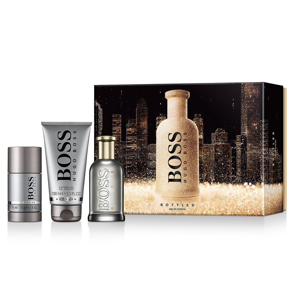 Boss Bottled by Hugo Boss 100ml EDP 3 Piece Gift Set Perfume NZ