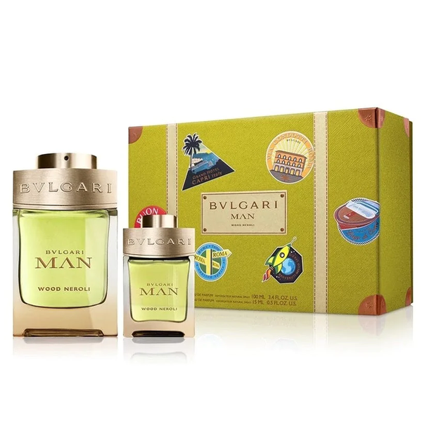 Bvlgari Man Wood Neroli by Bvlgari 100ml EDP 2pc Gift Set