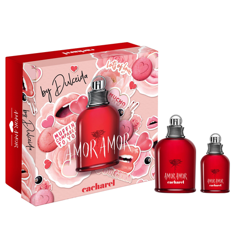 Amor Amor by Cacharel 100ml EDT 2 Piece Gift Set