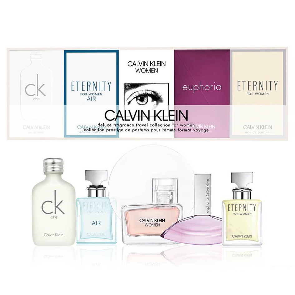 calvin klein 5 piece perfume mini set