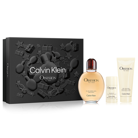 Obsession by Calvin Klein 125ml EDT 3 Piece Gift Set