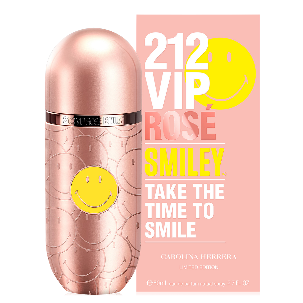 212 VIP Rose Smiley by Carolina Herrera 80ml EDP Perfume NZ