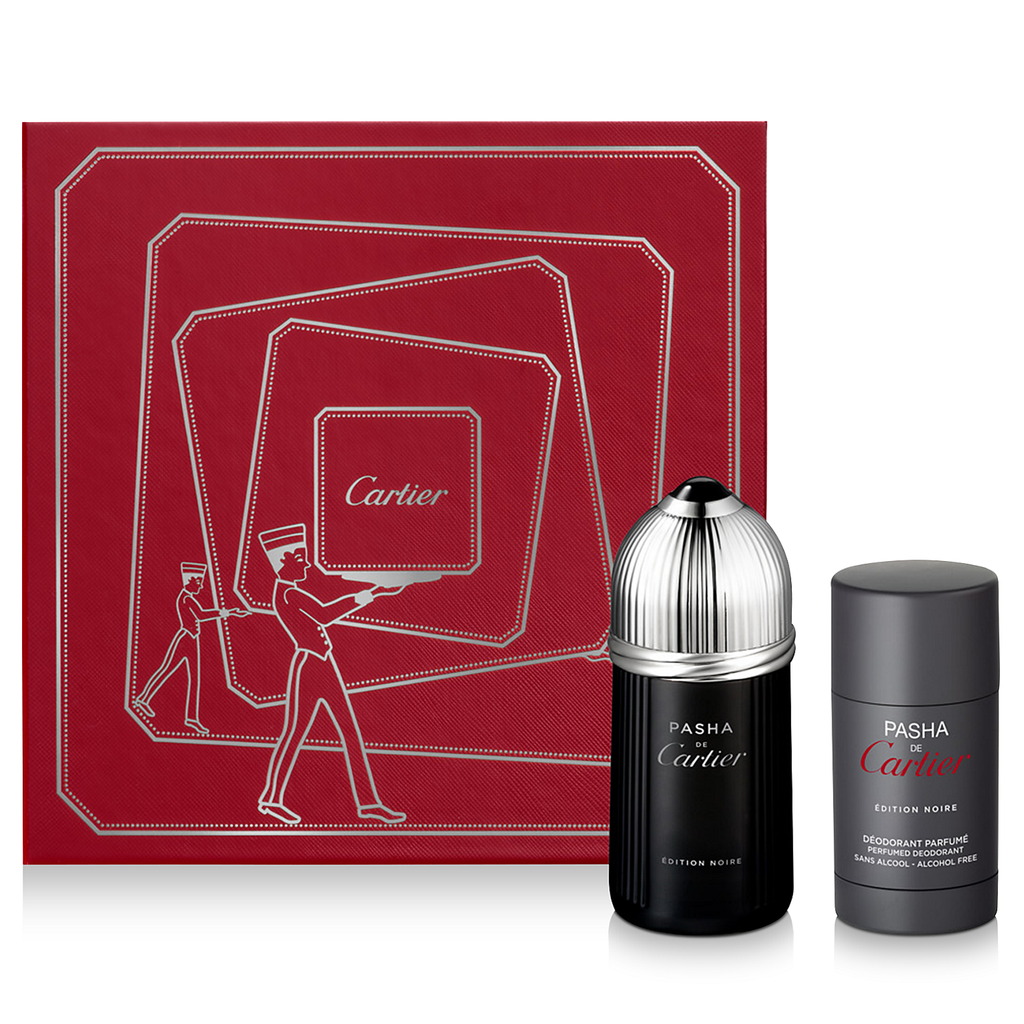 Pasha Edition Noire by Cartier 100ml EDT 2 Piece Gift Set Perfume NZ