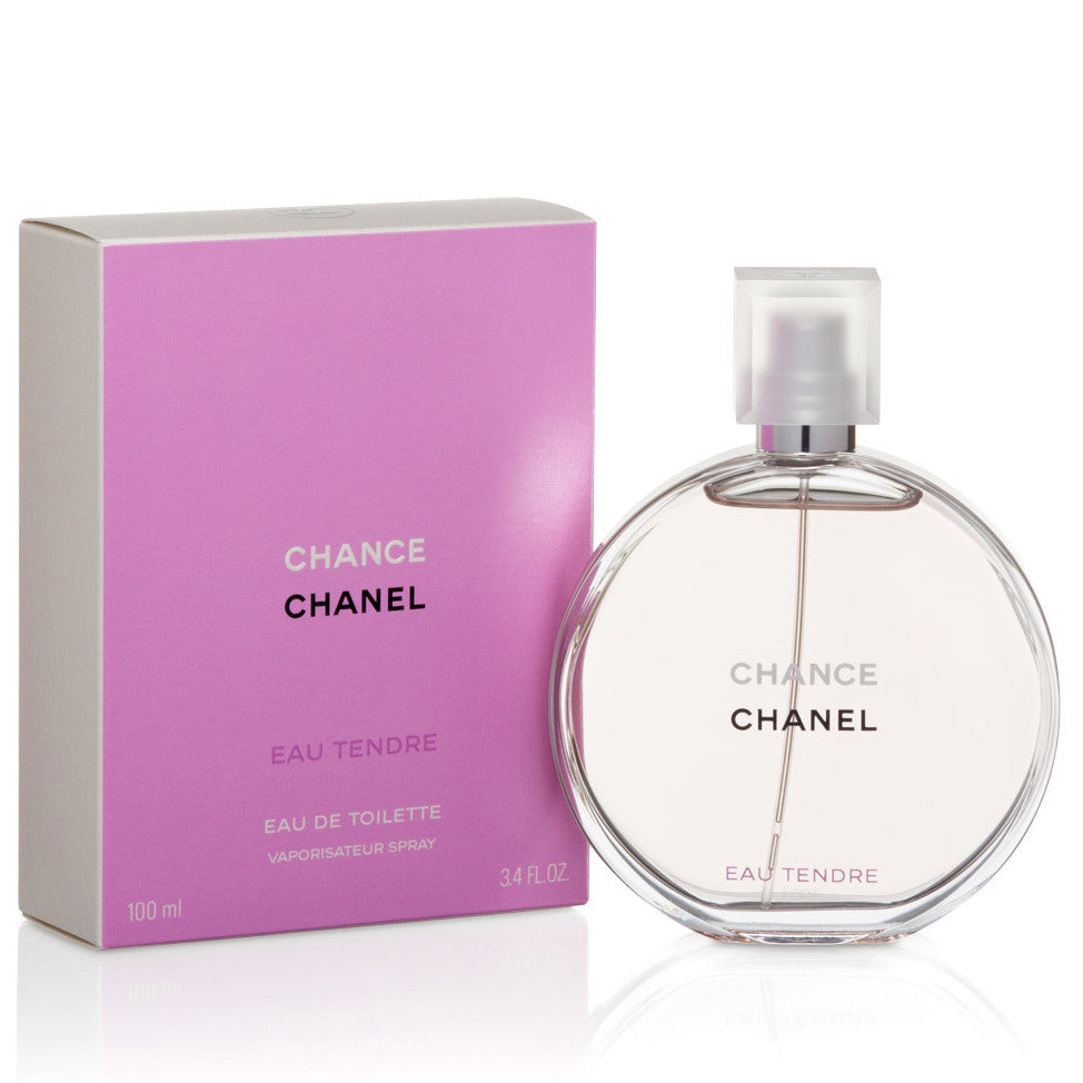 ほぼ未使用・美品☆CHANEL CHANCE EAU TENDRE 100ml Chance Eau Tendre by Chanel 100ml EDT — Perfume NZ