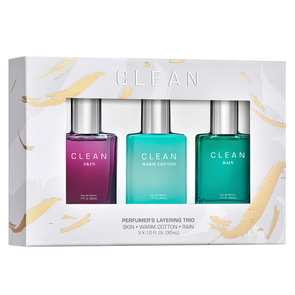 Clean Fragrance Collection 3 Piece Gift Set for Women