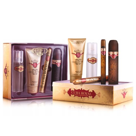 Cuba Royal by Fragluxe 100ml EDT 4 Piece Gift Set