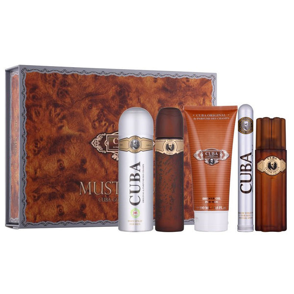 Cuba Gold by Fragluxe 100ml EDT 5 Piece Gift Set