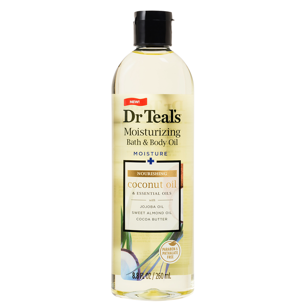 Dr Teal's Nourishing Coconut Oil 260ml Bath & Body Oil