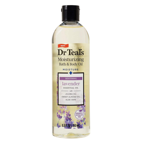 Dr Teal's Soothing Lavender 260ml Bath & Body Oil Perfume NZ