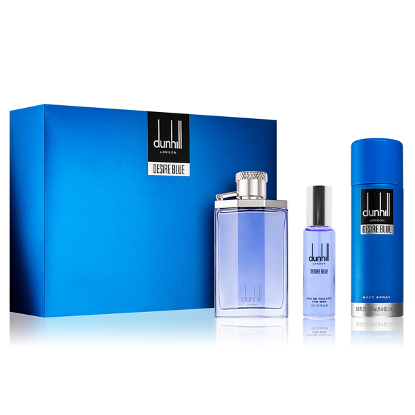 Desire Blue by Dunhill 100ml EDT 3 Piece Gift Set