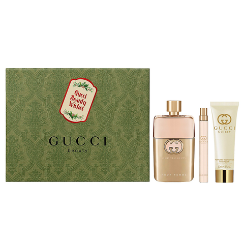Gucci Guilty Femme by Gucci 90ml EDP 3 Piece Gift Set