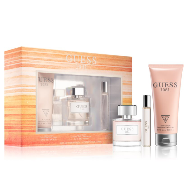 Guess 1981 by Guess 100ml EDT 3 Piece Gift Set for Women