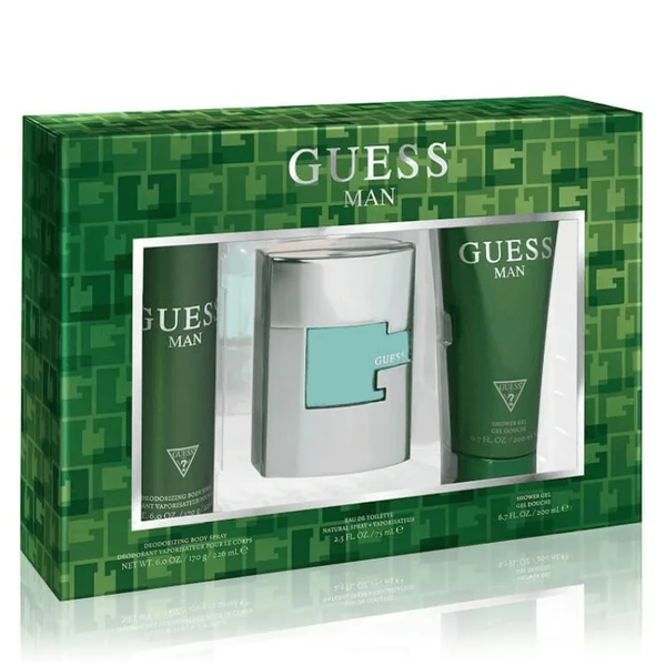 Guess Man by Guess 75ml EDT 3 Piece Gift Set