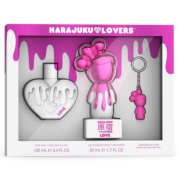 Harajuku Lovers Pop Electric Love 50ml EDP 3 Piece Gift Set