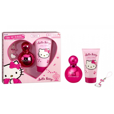 Hello Kitty by Hello Kitty 100ml EDT 3 Piece Gift Set
