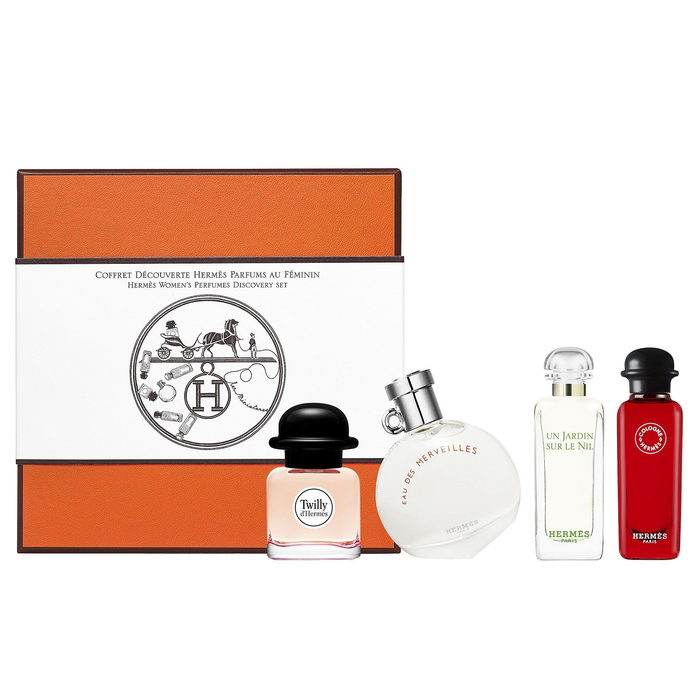 Hermès Collection Colognes 4種セット HERMÈS Colognes Collection Travel Set - 4 x 15 ml