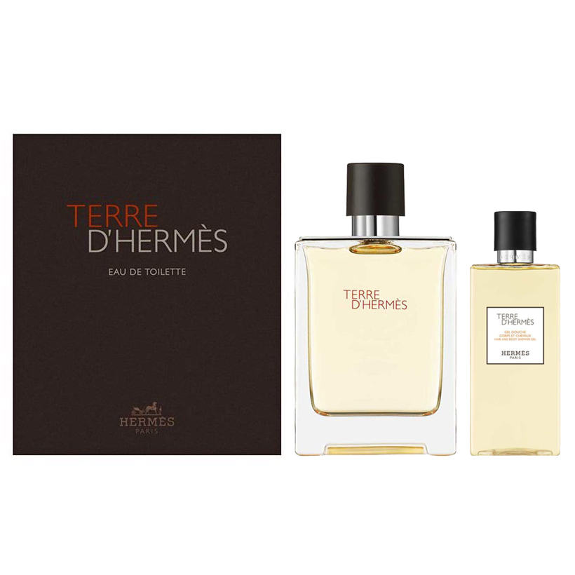 ら*い様 Hermès Terre d'Hermès セット100ml 40ml Hermes Terre D`Hermes - Set (edt/100ml + edt/15ml + sh/gel/40ml