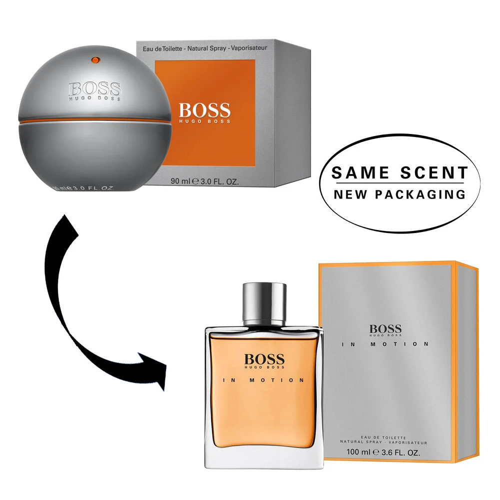 Hugo Boss In Motion Eau de Toilette for Men - Notes of Cinnamon, Cardamon  and Nutmeg