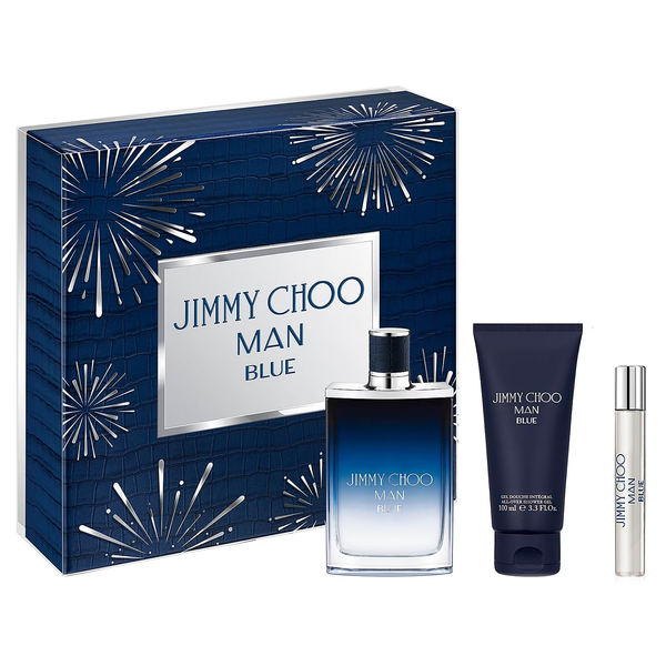 Jimmy Choo Man Blue 100ml EDT 3 Piece Gift Set