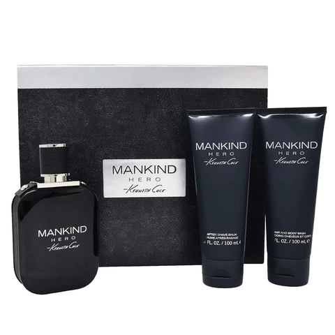 Mankind Hero by Kenneth Cole 100ml EDT 3 Piece Gift Set