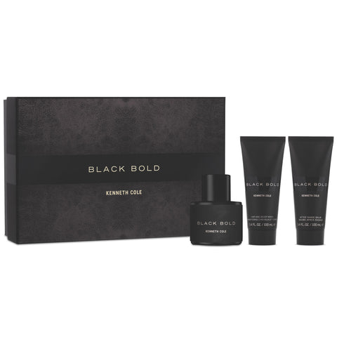 Black Bold by Kenneth Cole 100ml EDP 3 Piece Gift Set