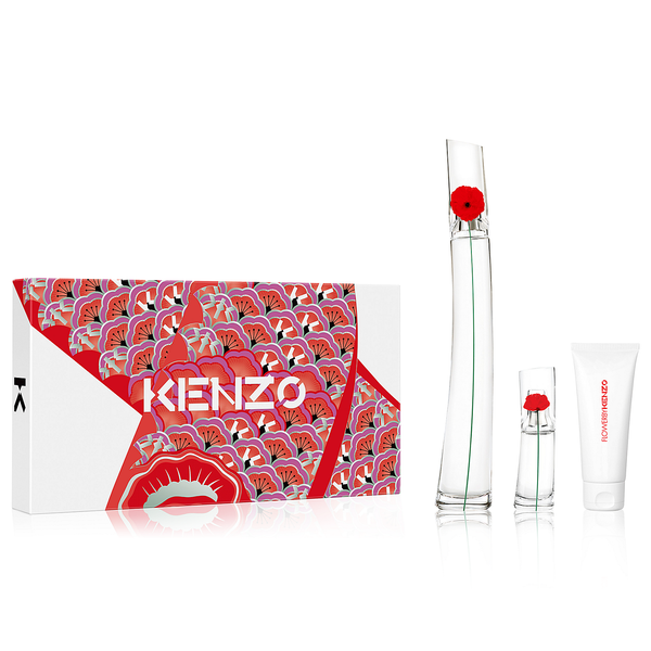 Kenzo Flower by Kenzo 100ml EDP 3 Piece Gift Set