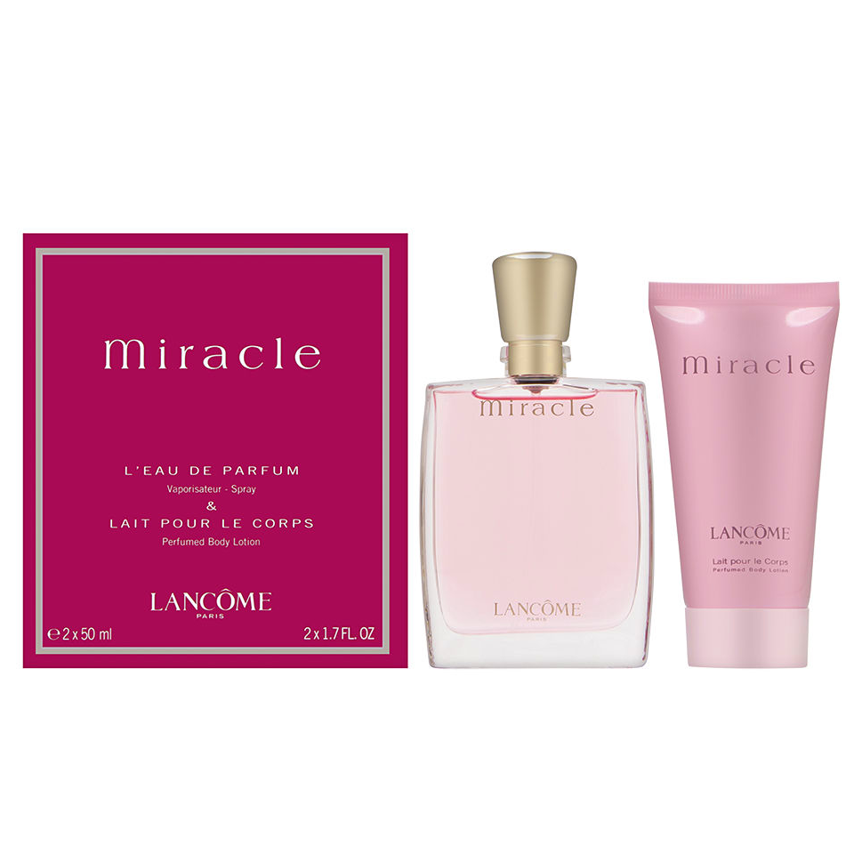 Miracle by Lancome 50ml EDP 2 Piece Gift Set Perfume NZ