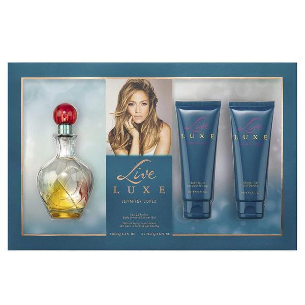 Live Luxe by Jennifer Lopez 100ml EDP 3 Piece Gift Set