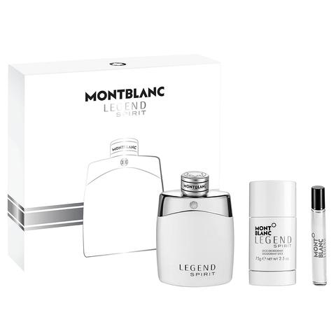 Legend Spirit by Mont Blanc 100ml EDT 3 Piece Gift Set