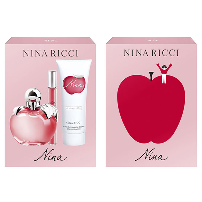 Nina by Nina Ricci 80ml EDT 3 Piece Gift Set