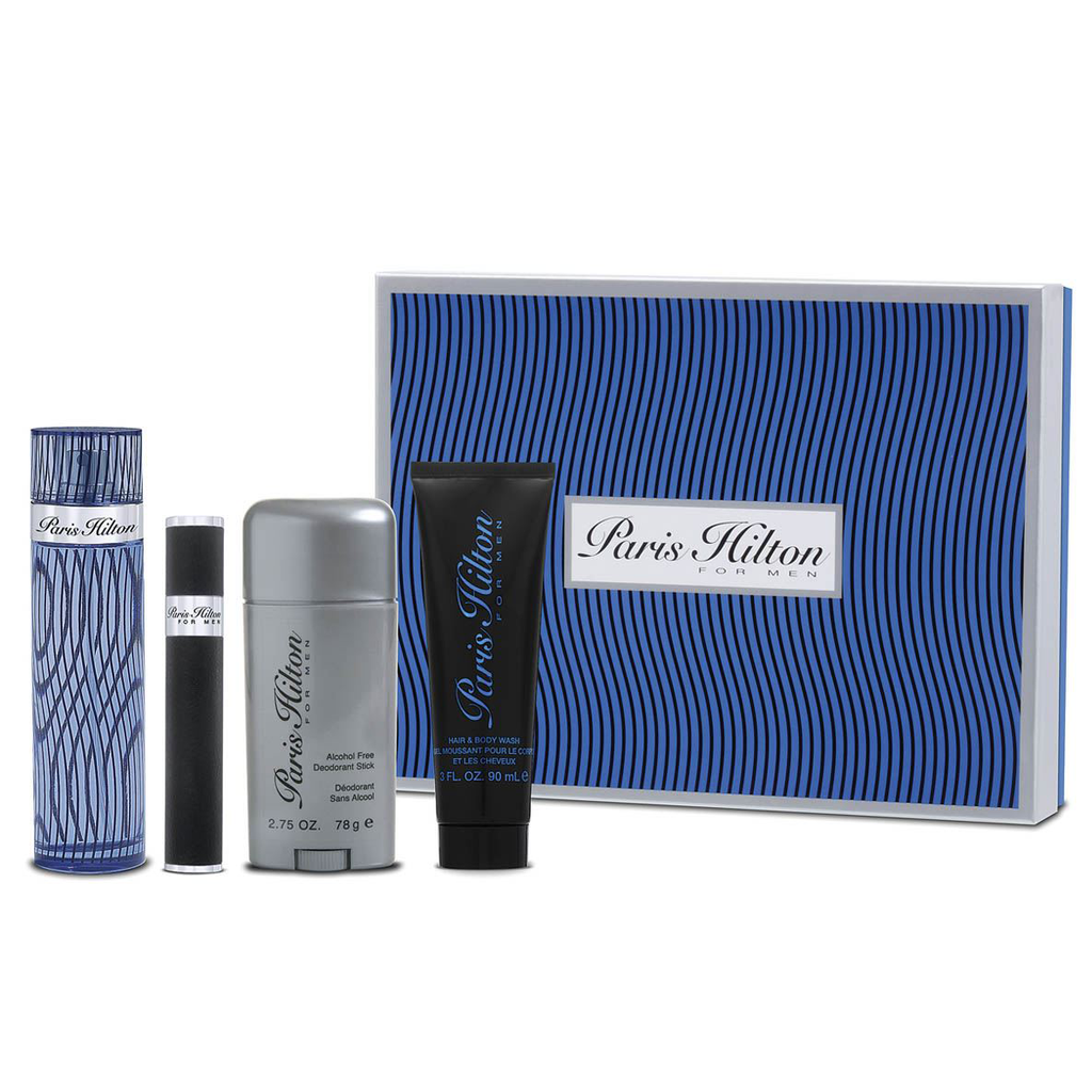 Paris Hilton for Men 100ml EDT 4 Piece Gift Set Perfume NZ