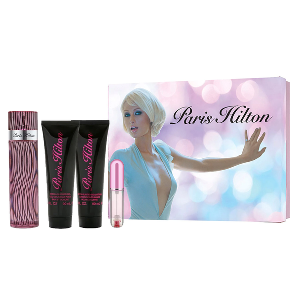 Paris Hilton 100ml EDP 4 Piece Gift Set