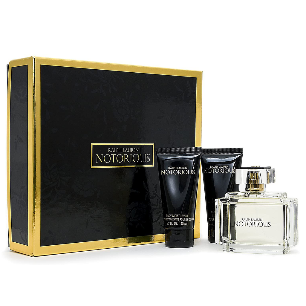 Notorious by Ralph Lauren 75ml EDP 3 Piece Gift Set Perfume NZ