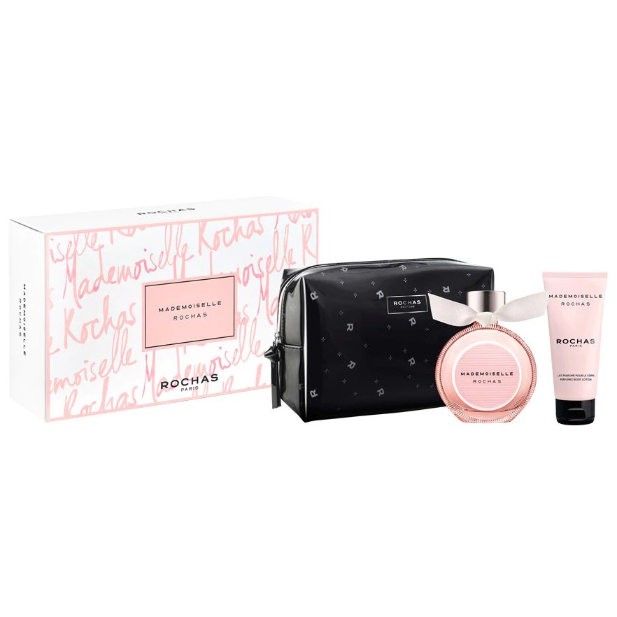 Mademoiselle Rochas by Rochas 90ml EDP 3 Piece Gift Set Perfume NZ