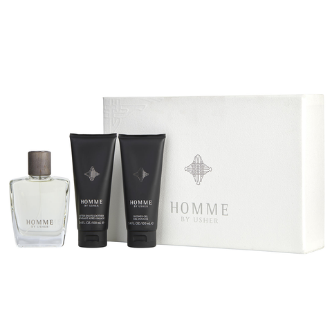 Homme by Usher 100ml EDT 3 Piece Gift Set