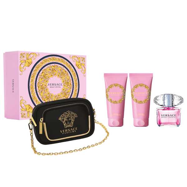 Bright Crystal by Versace 90ml EDT 4 Piece Gift Set