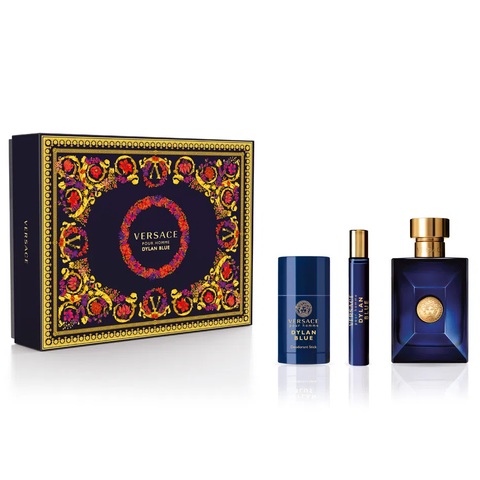 Dylan Blue Pour Homme by Versace 100ml EDT 3pc Gift Set